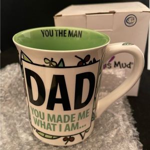 Our name is mud DAD coffee tea mug cup 16oz